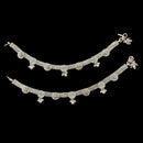 700 Silver Bridal / Party Anklet with Enamel & Stones - Style
