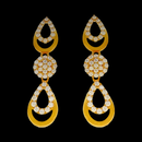 916 Twenty Two Karat (22Kt) Hallmarked Gold Earrings-Style