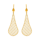 916 Twenty Two Karat (22Kt) Hallmarked Gold Earrings-Style