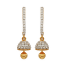 916 Gold Twenty Two Karat (22Kt) Hallmarked Jhumki (Jimki) -Style