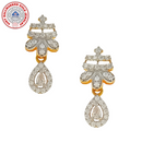 916 Twenty Two Karat (22Kt) Hallmarked Gold Kids / Youth Earrings-Style