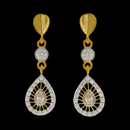 916 Twenty Two Karat (22Kt) Hallmarked Gold Kids / Youth Earrings-Style