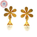916 Twenty Two Karat (22Kt) Hallmarked Gold Small Jhumki (Jimki) -Style04