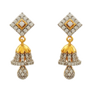 916 Twenty Two Karat (22Kt) Hallmarked Gold Small Jhumki (Jimki) -Style