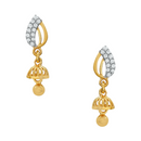 916 Twenty Two Karat (22Kt) Hallmarked Gold Small Jhumki (Jimki) -Style