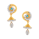916 Twenty Two Karat (22Kt) Hallmarked Gold Small Jhumki (Jimki) -Style