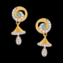 916 Twenty Two Karat (22Kt) Hallmarked Gold Small Jhumki (Jimki) -Style