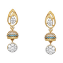 916 Twenty Two Karat (22Kt) Hallmarked Gold Small Jhumki (Jimki) -Style