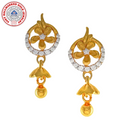 916 Twenty Two Karat (22Kt) Hallmarked Gold Small Jhumki (Jimki) -Style