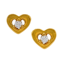 916 Twenty Two Karat (22Kt) Hallmarked 3mm Gold Studs - Style