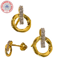 916 Twenty Two Karat (22Kt) Hallmarked 7mm Gold Studs  -Style