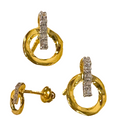 916 Twenty Two Karat (22Kt) Hallmarked 7mm Gold Studs  -Style