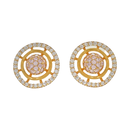 916 Twenty Two Karat (22Kt) Hallmarked 12mm Gold Studs  -Style