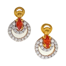 916 Twenty Two Karat (22Kt) Hallmarked 7mm Gold Studs  -Style