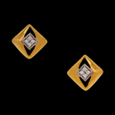 916 Twenty Two Karat (22Kt) Hallmarked 8mm Gold Studs  -Style