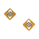 916 Twenty Two Karat (22Kt) Hallmarked 8mm Gold Studs  -Style