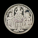 999 Pure Silver Ganesha Lakshmi & Saraswati 5 Gram Coins (Pack of 10 Coins)-Figurine