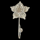 925 Sterling Silver Hallmarked Pancha Aarti / Harathi stand- Style