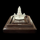 999 Pure Silver Tirupathi Balaji / Venkateshwara  idol - 1.25-inch Tall Statue / Murti  (Figurine