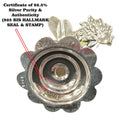 925 Sterling Silver Hallmarked Satyanarayana Puja Banana Tree Pair