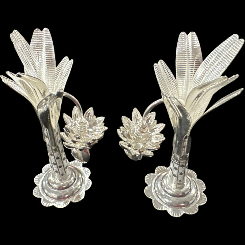 925 Sterling Silver Hallmarked Banana Tree Pair