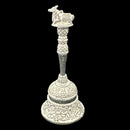 925 Sterling Silver Hallmarked Nandi Handle Puja Bell - Style