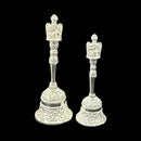 925 Sterling Silver Hallmarked Garuna Handle Puja Bell - Style