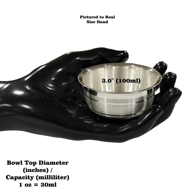 999 Pure Silver Bowl - Style