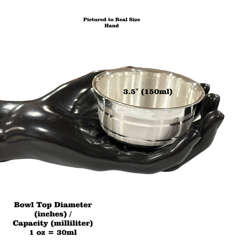 999 Pure Silver Bowl - Style