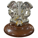 999 Pure Silver BIG Ganesh / Ganpathi 3.0-inch Tall idol / Statue / Murti (Figurine