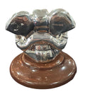999 Pure Silver BIG Ganesh / Ganpathi 3.0-inch Tall idol / Statue / Murti (Figurine