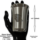 999 Pure Silver Hallmarked Designer Glass - Style