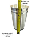 999 Pure Silver Hallmarked Designer Big Lassi Glass (Tumbler) - Style
