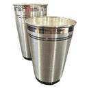 999 Pure Silver Hallmarked Designer Big Lassi Glass (Tumbler) - Style