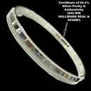 925 Sterling Silver Hallmarked Punjabi / Sikh Men Kada