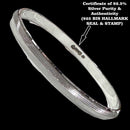 925 Sterling Silver Certified (Hallmarked) Punjabi / Sikh Men Kada