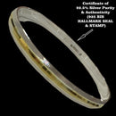 925 Sterling Silver Hallmarked Punjabi / Sikh Designer Men Kada