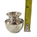 925 Sterling Silver Hallmarked Small Puja Kalash - Style