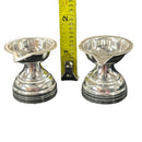925 Sterling Silver One Star Hallmarked Diya (Kundulu / Vilakku) Pair