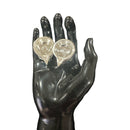 925 Sterling Silver One Star Hallmarked Diya (Kundulu / Vilakku) Pair