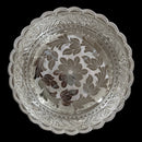 925 Sterling Silver Designer Hallmarked Puja Plate with Elephant Stand - Style