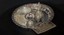 925 Sterling Silver 5.0 inch Small Puja Set- 5.0" Set