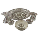 925 Sterling Silver Hallmarked 5.5 inch Small Puja Set - 5.5" Set