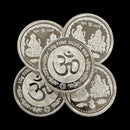 999 Pure Silver Ganesha Lakshmi / Laxmi 10 Gram Coins (pack of 5 Coins) -