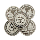 999 Pure Silver Ganesha Lakshmi / Laxmi 10 Gram Coins (pack of 5 Coins) -
