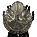 999 Pure Silver 8.0 Inch Hallmarked Heavy Alphabet Western Plate Kids Dinner Set- Set