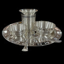 999 Pure Silver 8.0 Inch Hallmarked Heavy Alphabet Western Plate Kids Dinner Set- Set