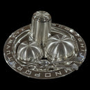 999 Pure Silver 8.0 Inch Hallmarked Heavy Alphabet Western Plate Kids Dinner Set- Set