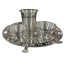 999 Pure Silver 8.0 Inch Hallmarked Heavy Alphabet Western Plate Kids Dinner Set- Set