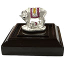 999 Pure Silver Kamdhenu Cow Statue - 1.0-inch Tall Idol / Murti (Figurine